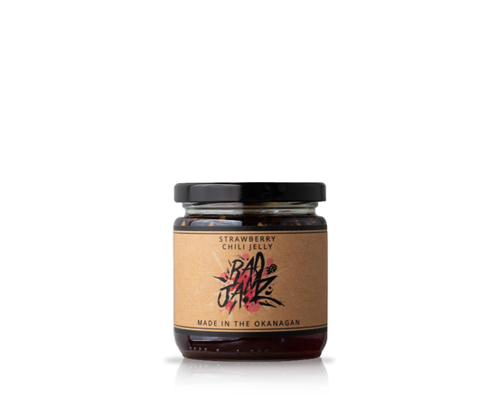 jar of Rad Jamz strawberry chili jelly